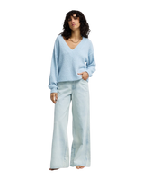 The Billabong Womens Cozy Jumper in Mist Blue