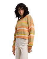 The Billabong Womens Make It Waves Jumper in Stone