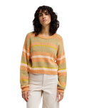 The Billabong Womens Make It Waves Jumper in Stone