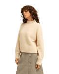 The Billabong Womens True Love Jumper in White Cap