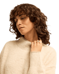The Billabong Womens True Love Jumper in White Cap