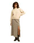 The Billabong Womens True Love Jumper in White Cap