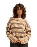 The Billabong Womens Malibu Creek Jumper in Army Green