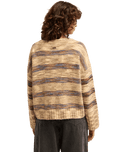 The Billabong Womens Malibu Creek Jumper in Army Green