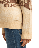 The Billabong Womens Camp Jumper in Oat