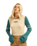 The Billabong Womens Since 73 Wave Jumper in Colonial Blue