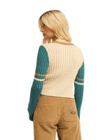 The Billabong Womens Since 73 Wave Jumper in Colonial Blue