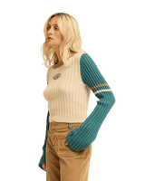 The Billabong Womens Since 73 Wave Jumper in Colonial Blue