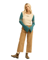 The Billabong Womens Since 73 Wave Jumper in Colonial Blue