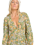 The Billabong Womens Cool Night Dress in Luv Army