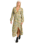 The Billabong Womens Cool Night Dress in Luv Army