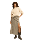 The Billabong Womens In Your Light Skirt in Black Pebble