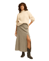 The Billabong Womens In Your Light Skirt in Black Pebble