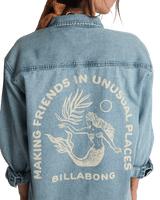 Down The Coast Shirt in Washed Blue