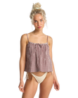 The Billabong Womens Sweet As Ever Vest Top in Cranberry