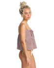 The Billabong Womens Sweet As Ever Vest Top in Cranberry