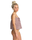 The Billabong Womens Sweet As Ever Vest Top in Cranberry