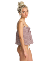 The Billabong Womens Sweet As Ever Vest Top in Cranberry
