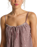 The Billabong Womens Sweet As Ever Vest Top in Cranberry