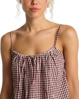 The Billabong Womens Sweet As Ever Vest Top in Cranberry