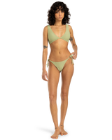 The Billabong Womens Tanlines Ava Tank Bikini Top in Avocado