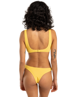 The Billabong Womens Tanlines Ava Tank Bikini Top in Sunburst