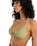 The Billabong Womens Tanlines Multi Tri Bikini Top in Avocado