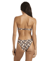 Dark Wave Bandeau Bikini Top in Multi