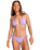 Sol Searcher Tropic Tie Side Bikini Bottoms in Prism Violet