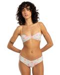 The Billabong Womens Folk Story Fiji Reversible Cheeky Bikini Bottoms in Multi