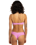 The Billabong Womens Folk Story Fiji Reversible Cheeky Bikini Bottoms in Multi