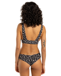 The Billabong Womens Shadow Tropic Fiji Reversible Cheeky Bikini Bottoms in Multi