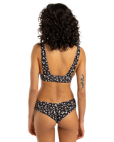 The Billabong Womens Shadow Tropic Fiji Reversible Cheeky Bikini Bottoms in Multi