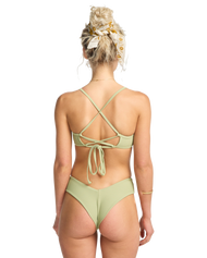 Tanlines Fiji Cheeky Bikini Bottoms in Avocado