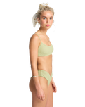 Tanlines Fiji Cheeky Bikini Bottoms in Avocado