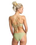 Tanlines Tropic Tie Side Bikini Bottoms in Avocado