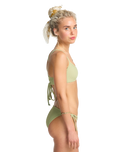 Tanlines Tropic Tie Side Bikini Bottoms in Avocado