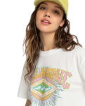 The Billabong Womens Around The Sun T-Shirt in Salt Crystal
