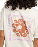 The Billabong Womens Sunshine Living T-Shirt in Salt Crystal