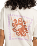 The Billabong Womens Sunshine Living T-Shirt in Salt Crystal