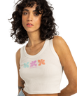 The Billabong Womens Block Party Vest in Salt Crystal