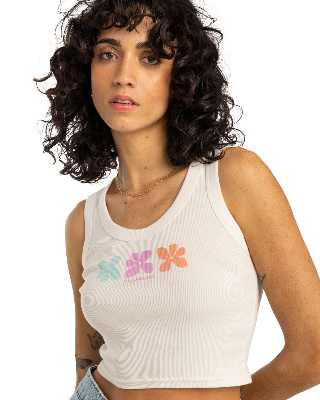 The Billabong Womens Block Party Vest in Salt Crystal