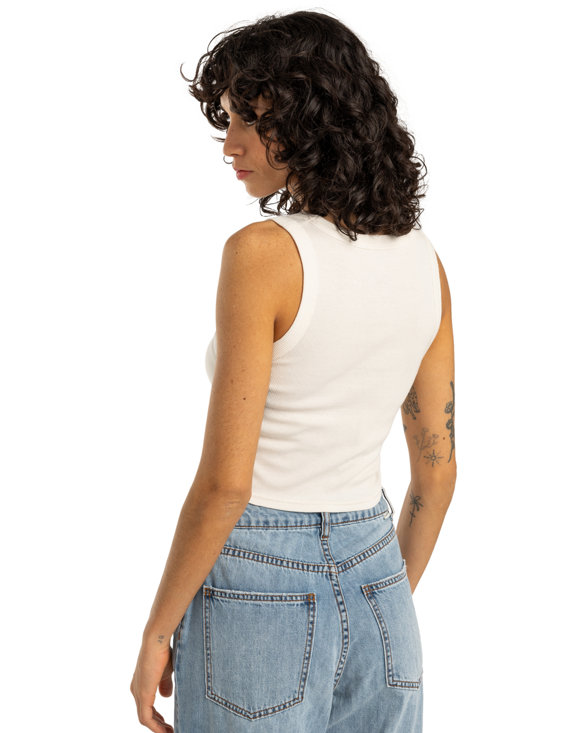 The Billabong Womens Block Party Vest in Salt Crystal