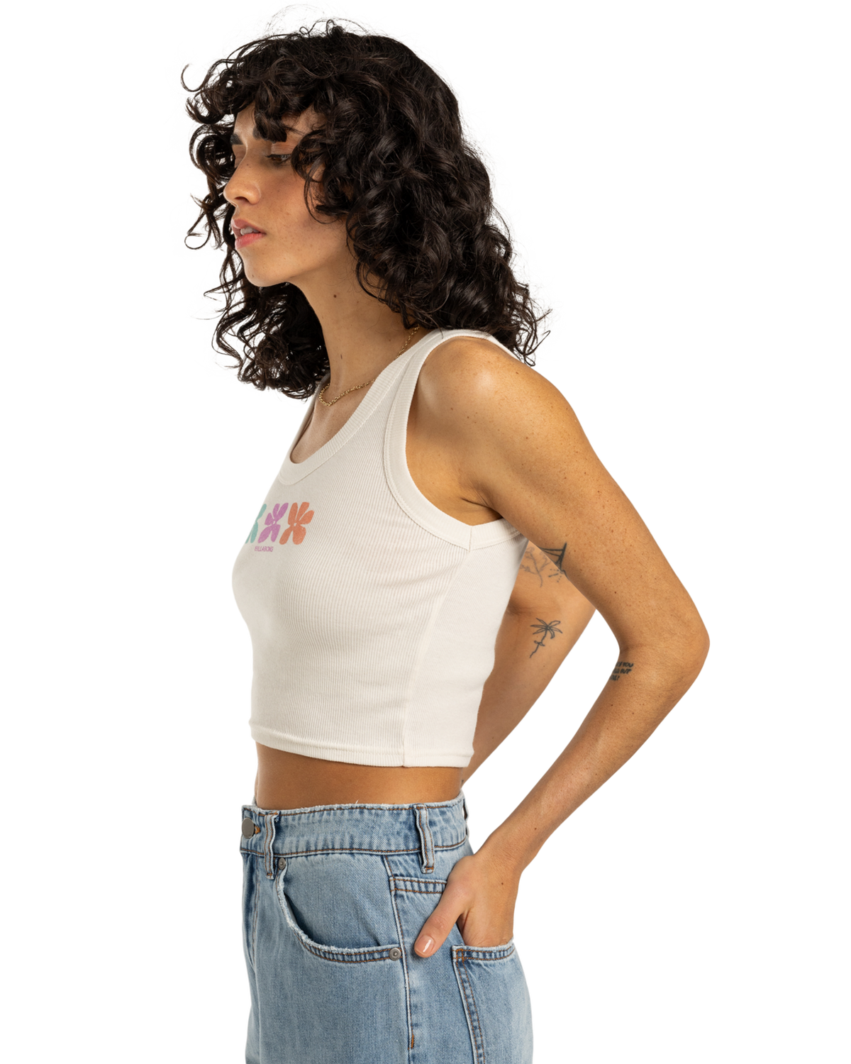 The Billabong Womens Block Party Vest in Salt Crystal