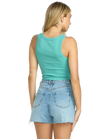 The Billabong Womens Under Palm Trees Vest in Misty Blue