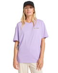 The Billabong Womens Mixing Vibes T-Shirt in Light Purple