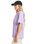The Billabong Womens Mixing Vibes T-Shirt in Light Purple