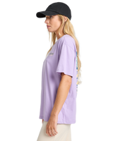 The Billabong Womens Mixing Vibes T-Shirt in Light Purple