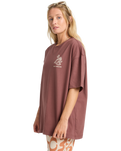 The Billabong Womens The Great Waves T-Shirt in Espresso