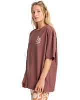 The Billabong Womens The Great Waves T-Shirt in Espresso